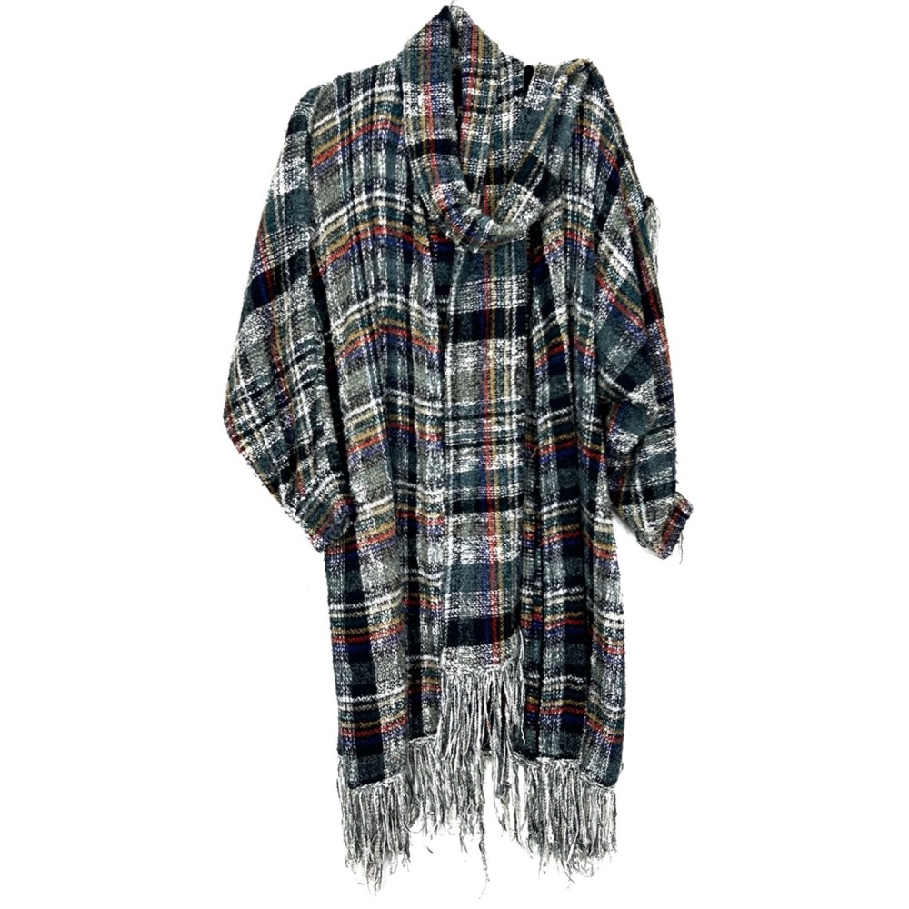 VINTAGE LEROY KNITWEAR knitted long length cardigan